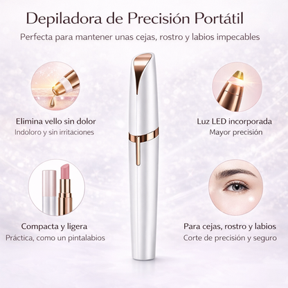Tecnología de corte 360° para depilación facial sin irritaciones