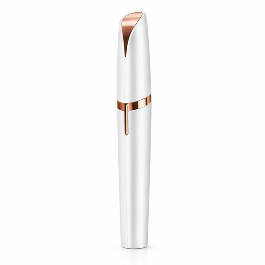 Depiladora facial de precisión para cejas, rostro y labio superior con luz LED