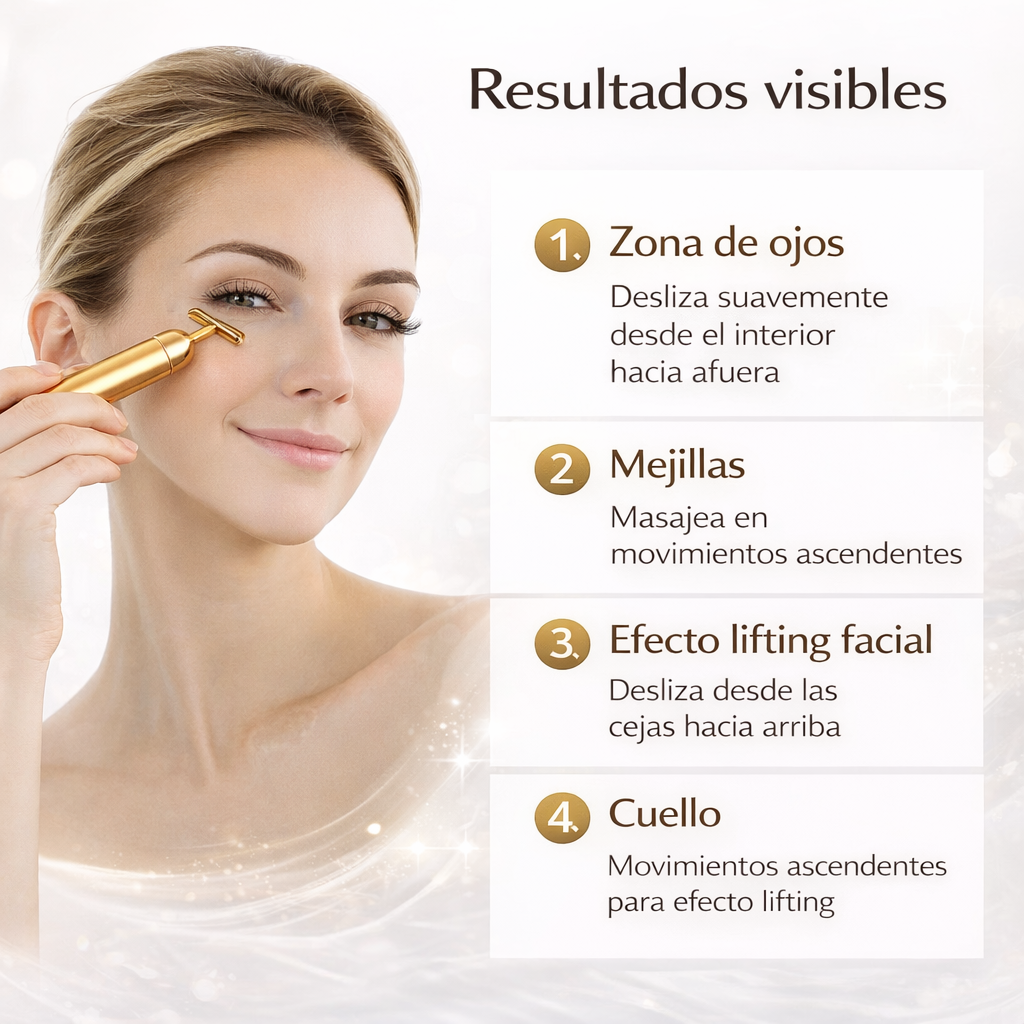 Masajeador Facial Tipo T Reafirmante
