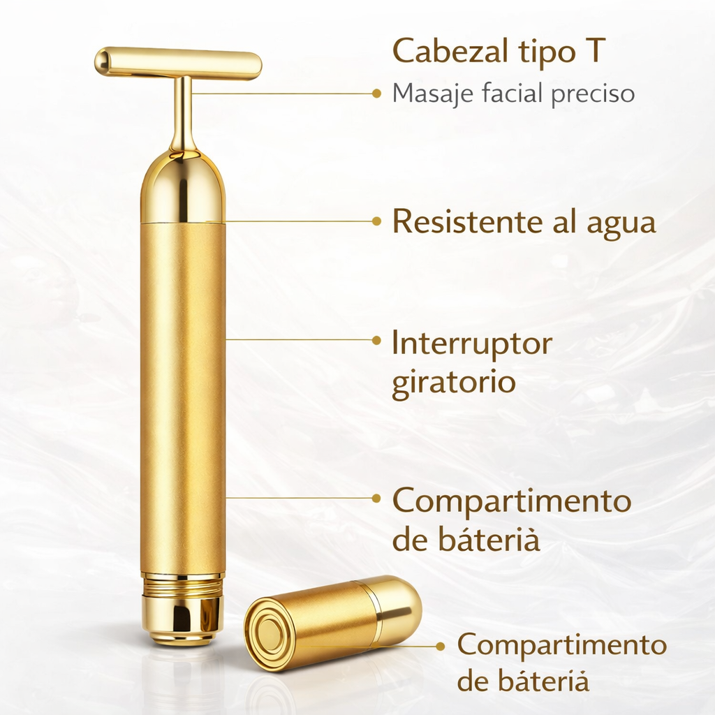 Masajeador Facial Tipo T Reafirmante