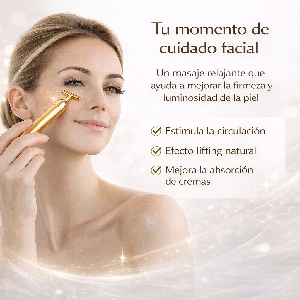 Masajeador Facial Tipo T Reafirmante