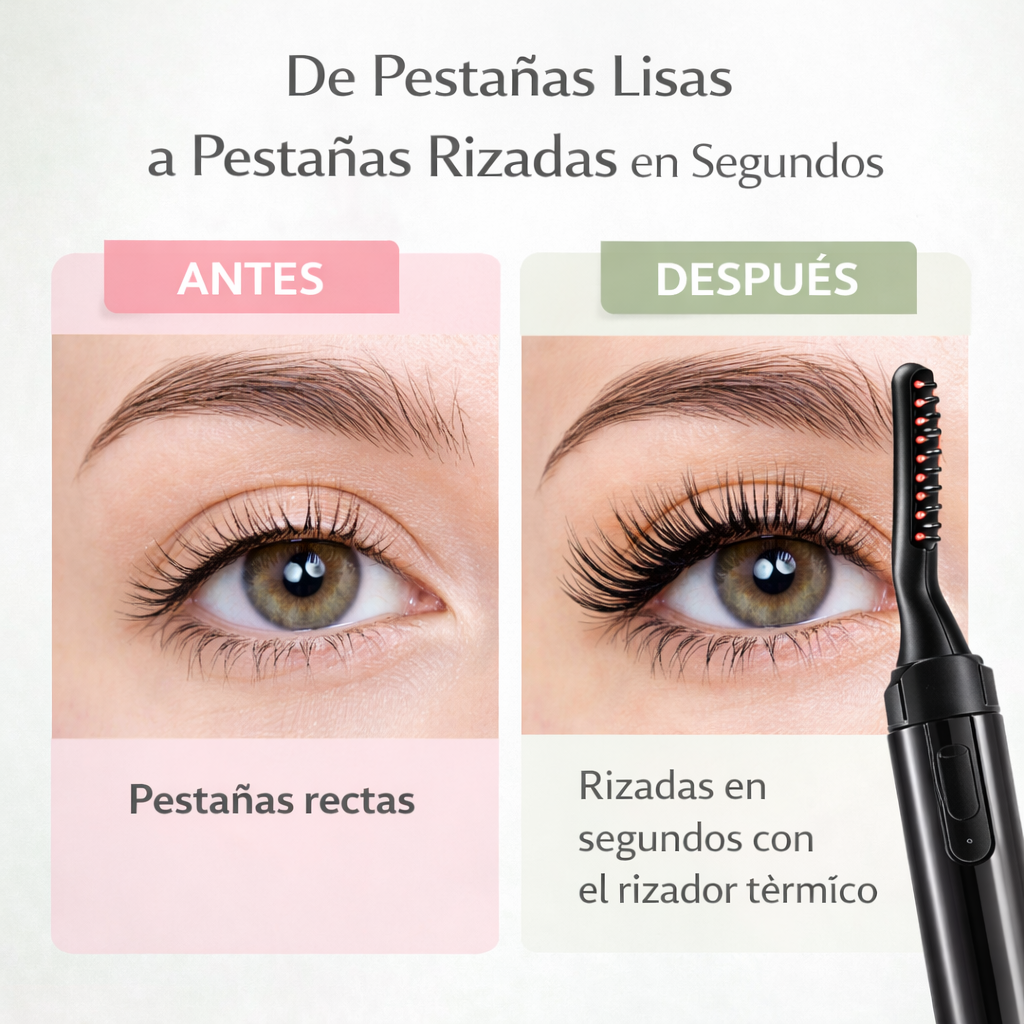 Cómo usar el rizador de pestañas térmico paso a paso