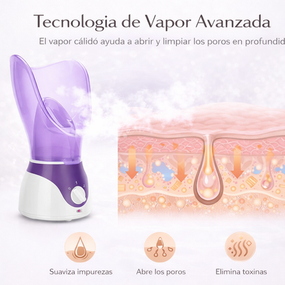 Vapor Facial Hidratante y Limpiador de Poros